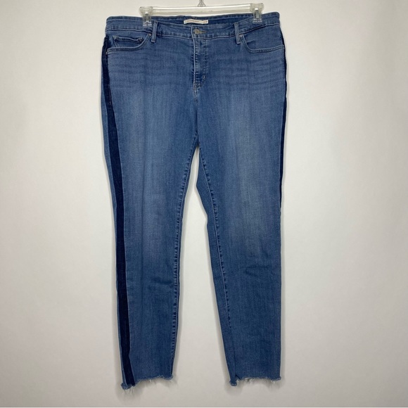 Levi’s 311 Shaping Skinny Jeans 22W Side Stripe - Picture 2 of 9